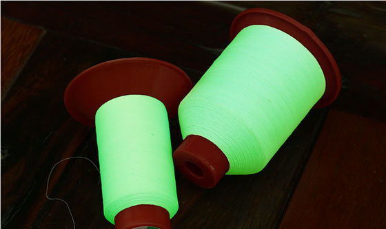 150D Glow In The Dark Yarn Crochet Зеленый светящийся вышивка нить